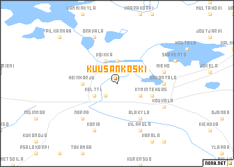 Kuusankoski carte